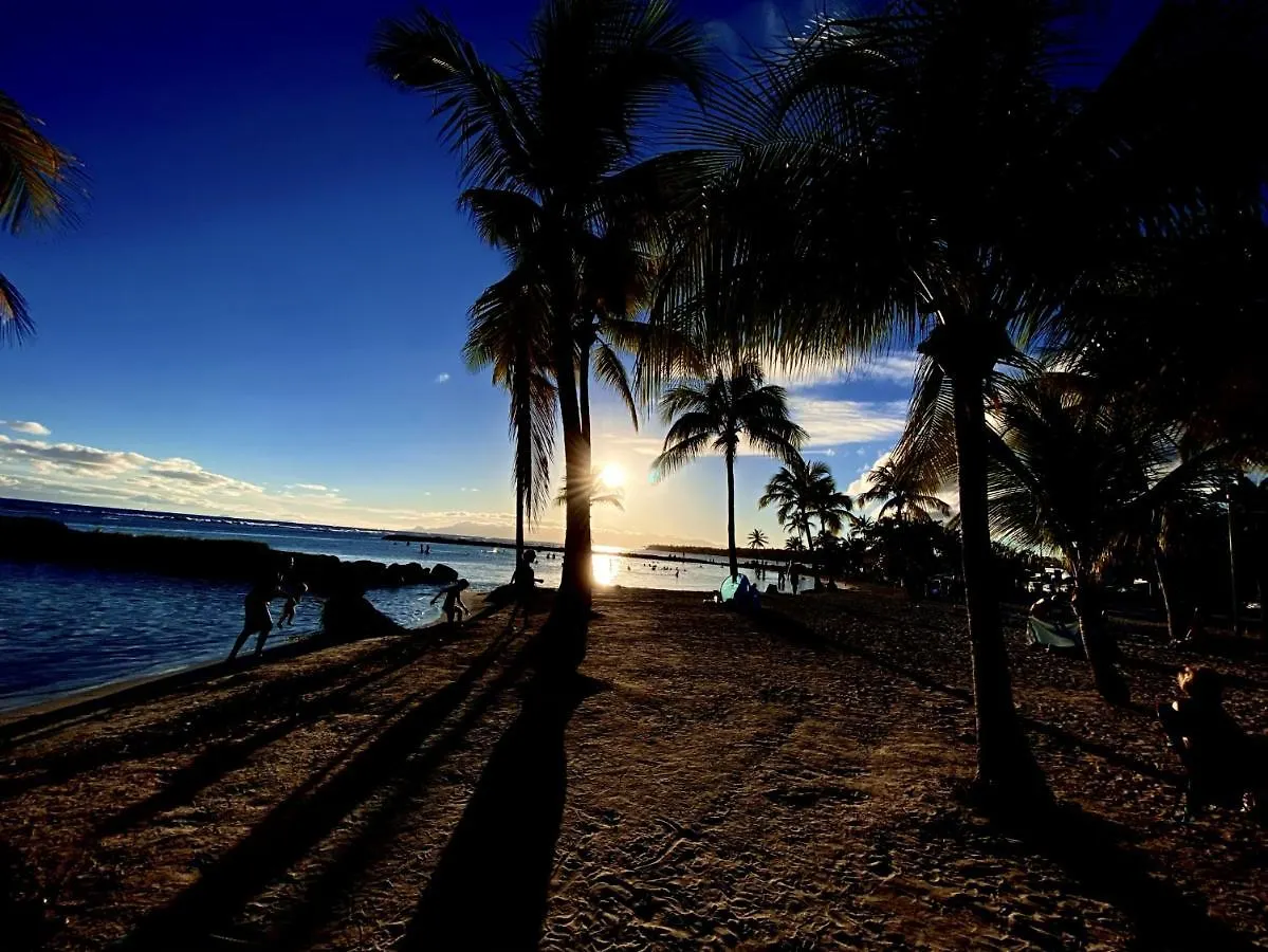 アパート Le Paradis Zen Village Vacances 1Er Etage Et Rdc Vue Plage Et Mer Ste Anne サンタンヌ